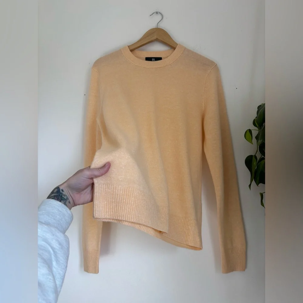 Banana Republic Cashmere-Linen Crewneck Sweater